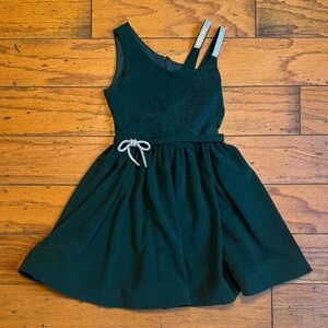 Bonnie Jean Green Sparkle Dress